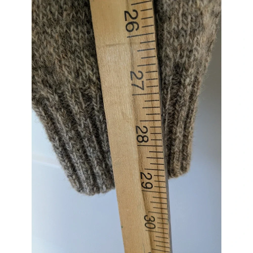 NWT Tough Boot Company Men's Cardigan Sweater L 100% Wool Made in Scotland‎